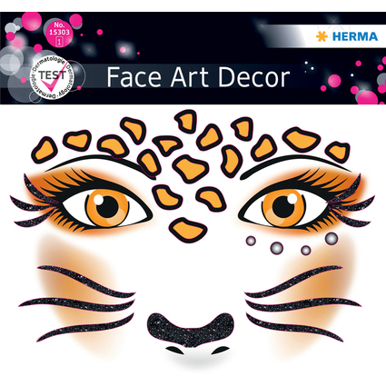 HERMA Face Art Sticker visage "Lopard"