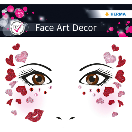 HERMA Face Art Sticker visage "Love"