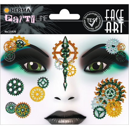 HERMA Face Art Sticker visage "Steam Punk Marie"