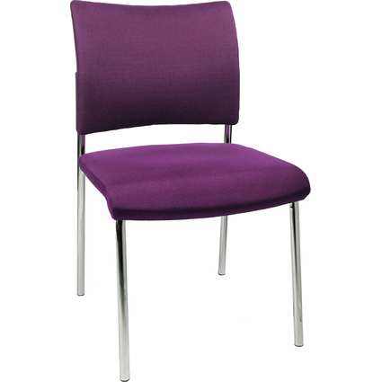 Topstar Chaise visiteur "Visit 10 rembourr", violet