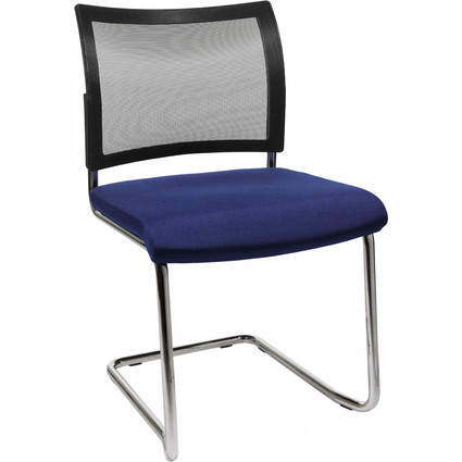 Topstar Chaise de bureau "filet Visit 20", bleu