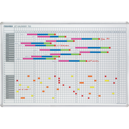 FRANKEN Tableau planning calendrier annuel "JETKALENDAR"