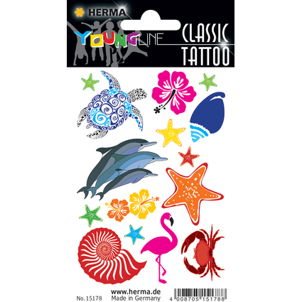 HERMA CLASSIC Tatouages "Colour Ocean"