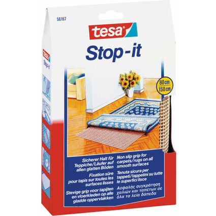 tesa Stop-it Tapis anti-drapant, 800 mm x 1,5 m, beige