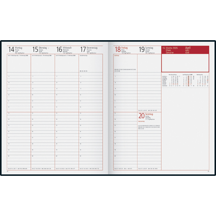 rido id Agenda planning "Manager TM Toscana", 2026, noir