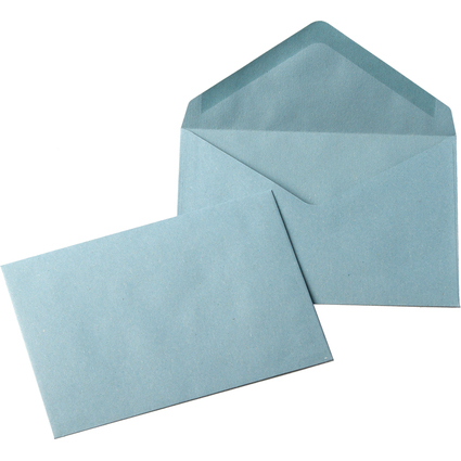 GPV Enveloppes administratives, C6, 114 x 162 mm, bleu vert