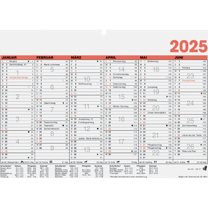Glocken Tischkalender "Tafelkalender", 2025, DIN A5 quer