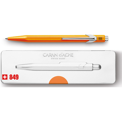 CARAN D'ACHE Stylo  bille 849 POPLINE FLUO, orange