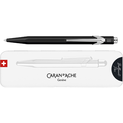 CARAN D'ACHE Stylo  bille 849 POPLINE FLUO, noir