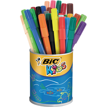 BIC KIDS Feutre Visa, bote ronde de 36