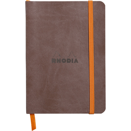 RHODIA Carnet souple RHODIARAMA, A6, lign, chocolat