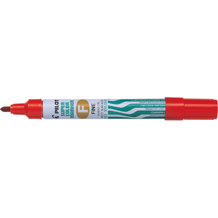 PILOT Marqueur permanent SUPER COLOR FINE, rouge