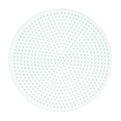 Hama Plaque pour perles "rond grand modle", blanc