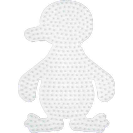 Hama Plaque pour perles "pingouin", blanc