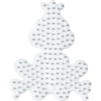 Hama Plaque pour perles "petite grenouille", blanc