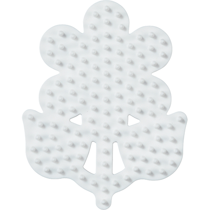 Hama Plaque pour perles "petite fleur", blanc