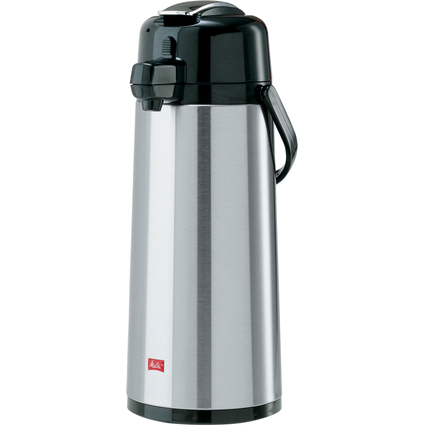 Melitta Verseuse isotherme  pompe, 2,2 litres, argent /noir