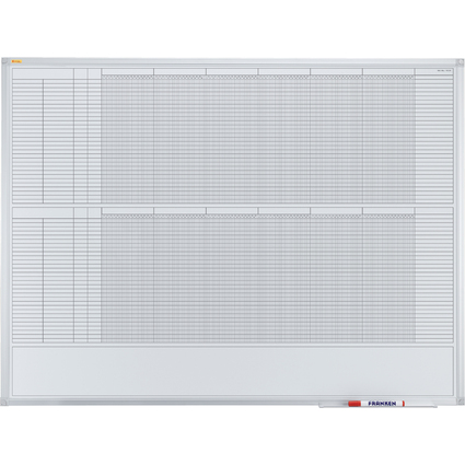 franken Tableau planning X-tra! Line, 12 mois, 1.200 x 900mm