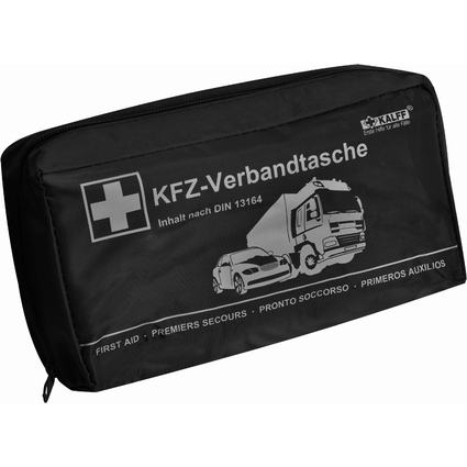 KALFF KFZ-Verbandtasche "Kompakt", Inhalt DIN 13164, schwarz