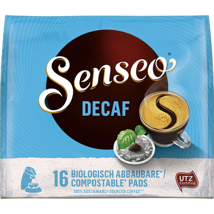 Senseo Dosette de caf "DECAF" - dcafin, paquet de 16
