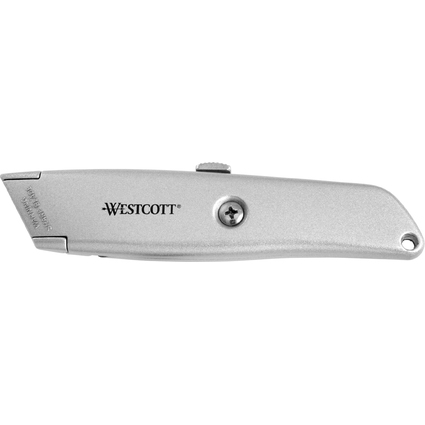 WESTCOTT Cutter en aluminium, lame: 18 mm