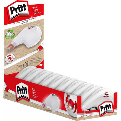 Pritt roller correcteur Eco Flex, dans un prsentoir de