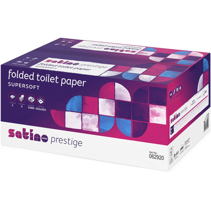 satino by wepa Papier toilette feuilles individuelles