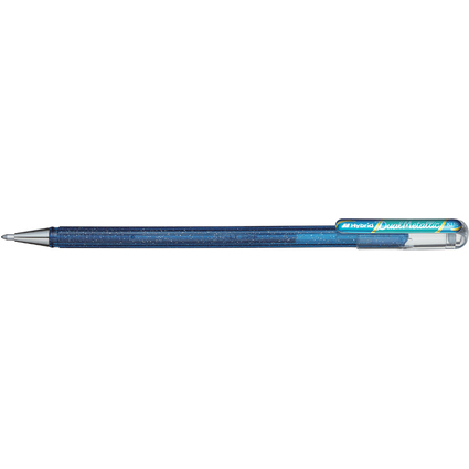 Pentel Hybrid Stylo roller encre gel "Dual Pen", bleu/vert