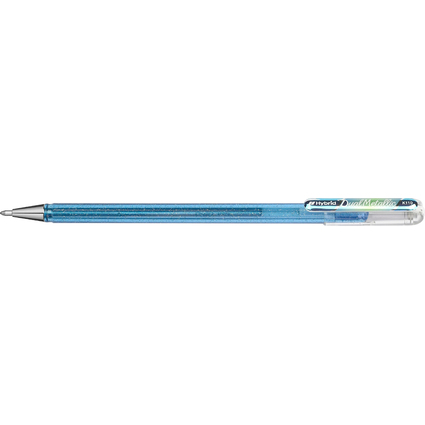 Pentel Hybrid Stylo roller "Dual Pen", gris bleut/bleu