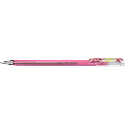 Pentel Hybrid Stylo roller "Dual Pen", rose/vert