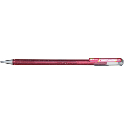 Pentel Hybrid Stylo roller encre gel "Dual Pen", rose/pink