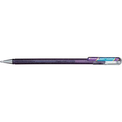 Pentel Hybrid Stylo roller encre gel "Dual Pen", violet/