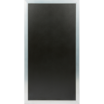 Securit Cloison MULTI BOARD, avec tableau noir, argent