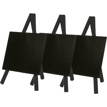 Securit Ardoise de table MINI avec trpied, noir