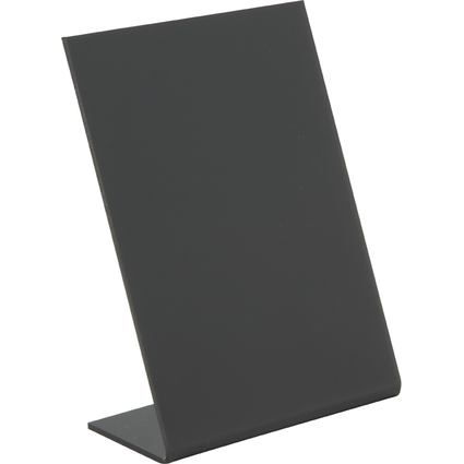 Securit Ardoise de table L-SHAPE, A7, noir