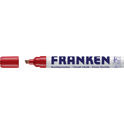 FRANKEN Craie liquide, largeur de trac: 2-5 mm, rouge