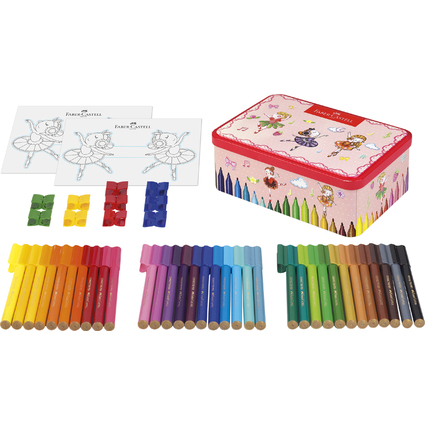 FABER-CASTELL Feutres CONNECTOR PEN, bote ballerine de 33