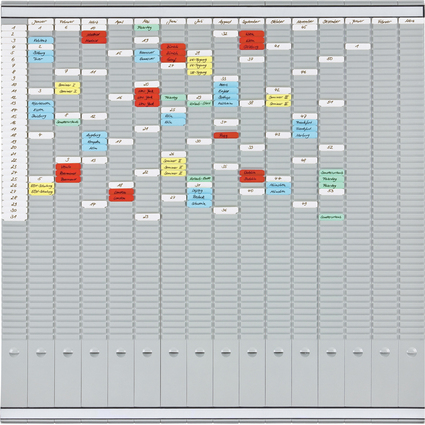FRANKEN Tableau planning  fiches T, (L)1.008 x (H)1.008 mm