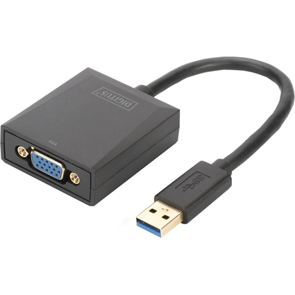 DIGITUS adaptateur graphique USB 3.0 - VGA, USB vers VGA,