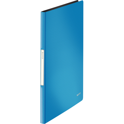 LEITZ Protge-documents Solid, A4, 20 pochettes, bleu clair