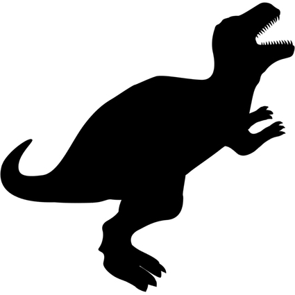 Securit Ardoise murale SILHOUETTE "Dino"