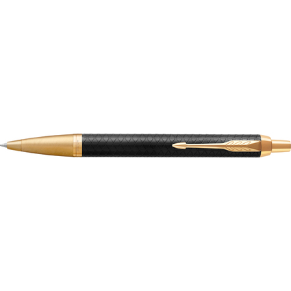 PARKER Stylo  bille IM PREMIUM Noir et Dor G.T.