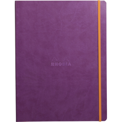 RHODIA Carnet de notes RHODIARAMA, A4+, lign, violet