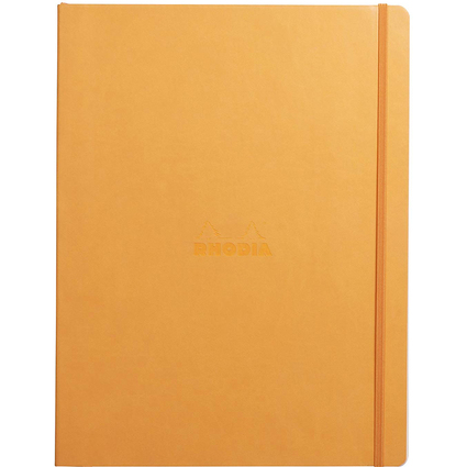 RHODIA Carnet de notes RHODIARAMA, A4+, lign, orange