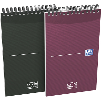 Oxford Bloc-notes  spirale Office "Task Manager", 125x200mm