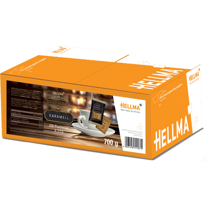 HELLMA Biscuit lgant au caramel, emballage unitaire, dans