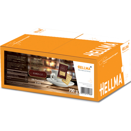 HELLMA Biscuit lgant  la vanille, emballage unitaire,