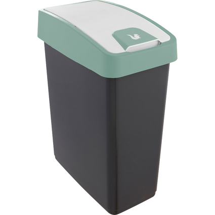 keeeper Poubelle "magne", 25 litres, nordic-green