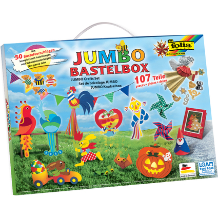 folia Mallette de bricolage de papier Jumbo, 107 pices