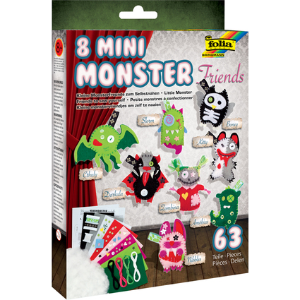 folia Petits monstres  confectionner "Mini Monster Friends"